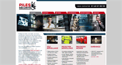 Desktop Screenshot of piles-securite.com